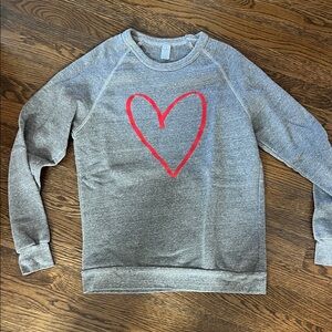 Heart sweatshirt - M